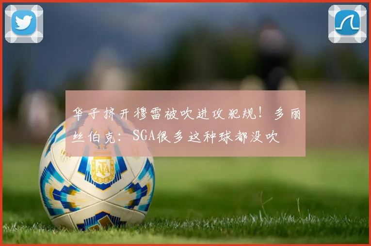 华子挤开穆雷被吹进攻犯规！多丽丝伯克：SGA很多这种球都没吹